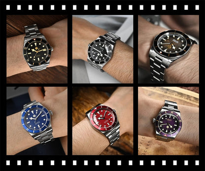 San Martin SN0138G 37mm ST2130 Vintage Diver Watch
