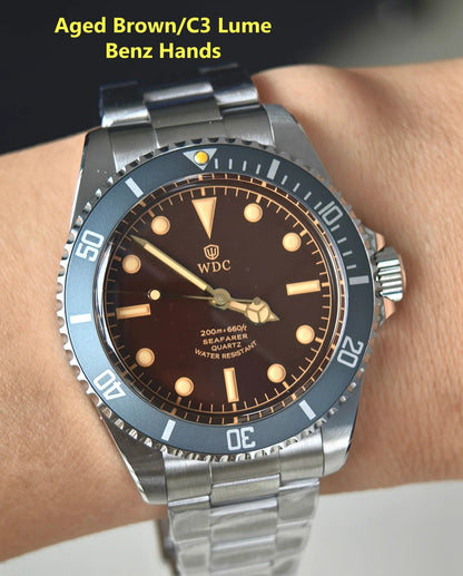 Watchdives Seafarar WD5513Q 40mm VH31 Sub Diver Watch