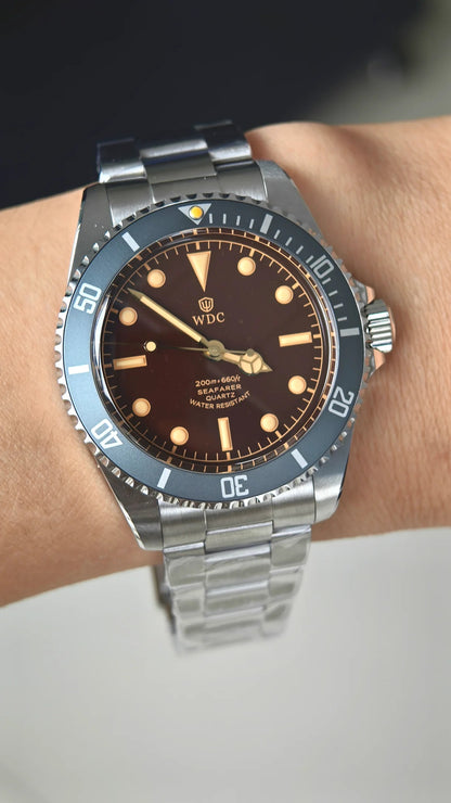 Watchdives Seafarar WD5513Q 40mm VH31 Sub Diver Watch