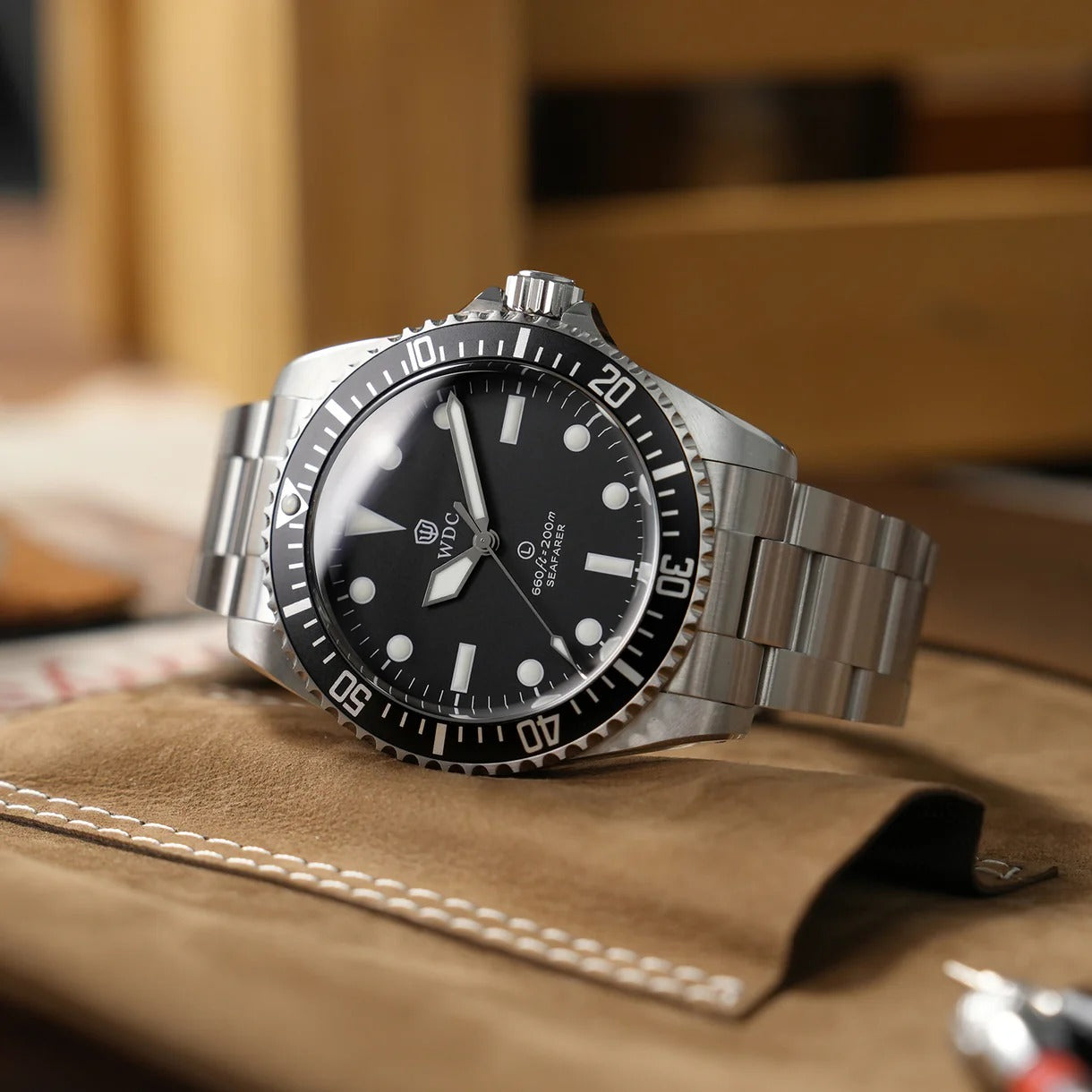 Watchdives Seafarar WD5513Q 40mm VH31 Sub Diver Watch – San Martin