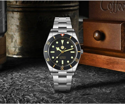 San Martin SN0138G 37mm ST2130 Vintage Diver Watch