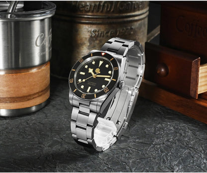 San Martin SN0138G 37mm ST2130 Vintage Diver Watch