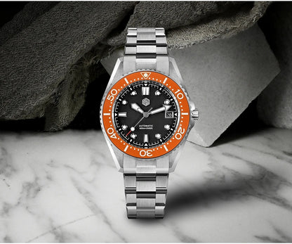 San Martin 41mm Diver Watch ST2130 Automatic Mechanical 600m SN0036
