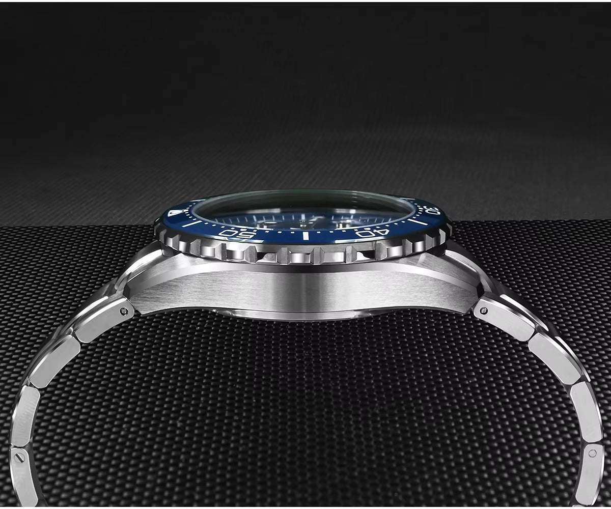 San Martin 40mm Diver 300m Men Watch ST2130 Automatic Mechanical SN0154