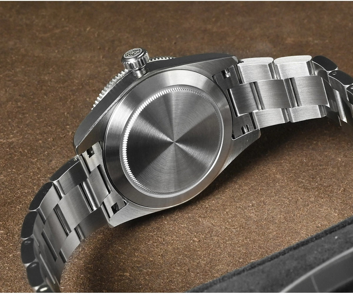 San Martin 39mm Men GMT Watch Automatic Mechanical with OTF Adjustable Clasp SN0109