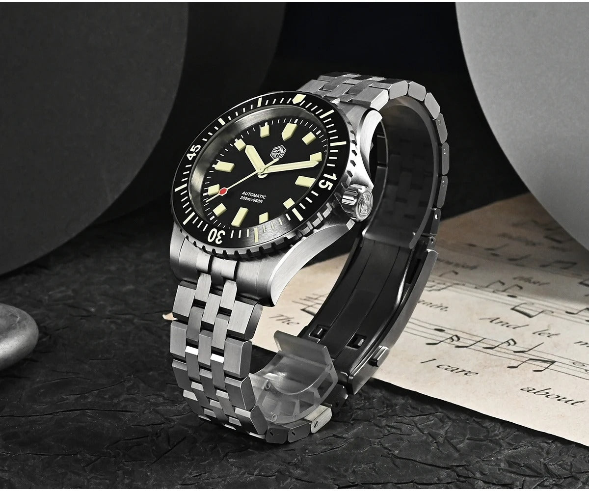 San Martin 1200HV Hardening Coating Full Luminous Watch SN0012