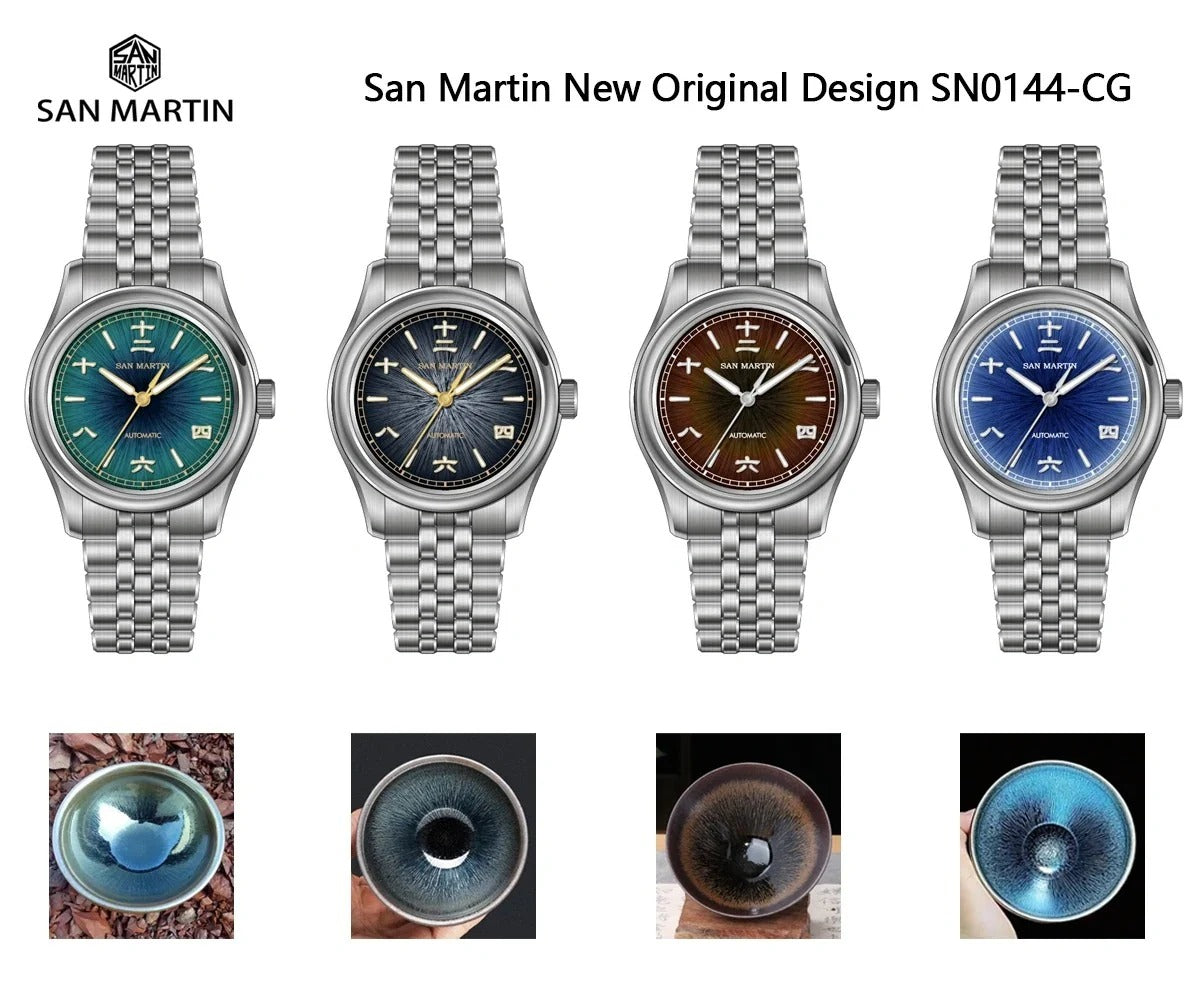 San Martin 39mm MIYOTA 90S5 Automatic Mechanical Watch SN0144