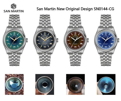 San Martin 39mm MIYOTA 90S5 Automatic Mechanical Watch SN0144