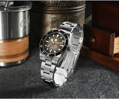 San Martin SN0138G 37mm ST2130 Vintage Diver Watch