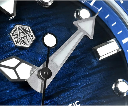 San Martin 40mm Diver 300m Men Watch ST2130 Automatic Mechanical SN0154