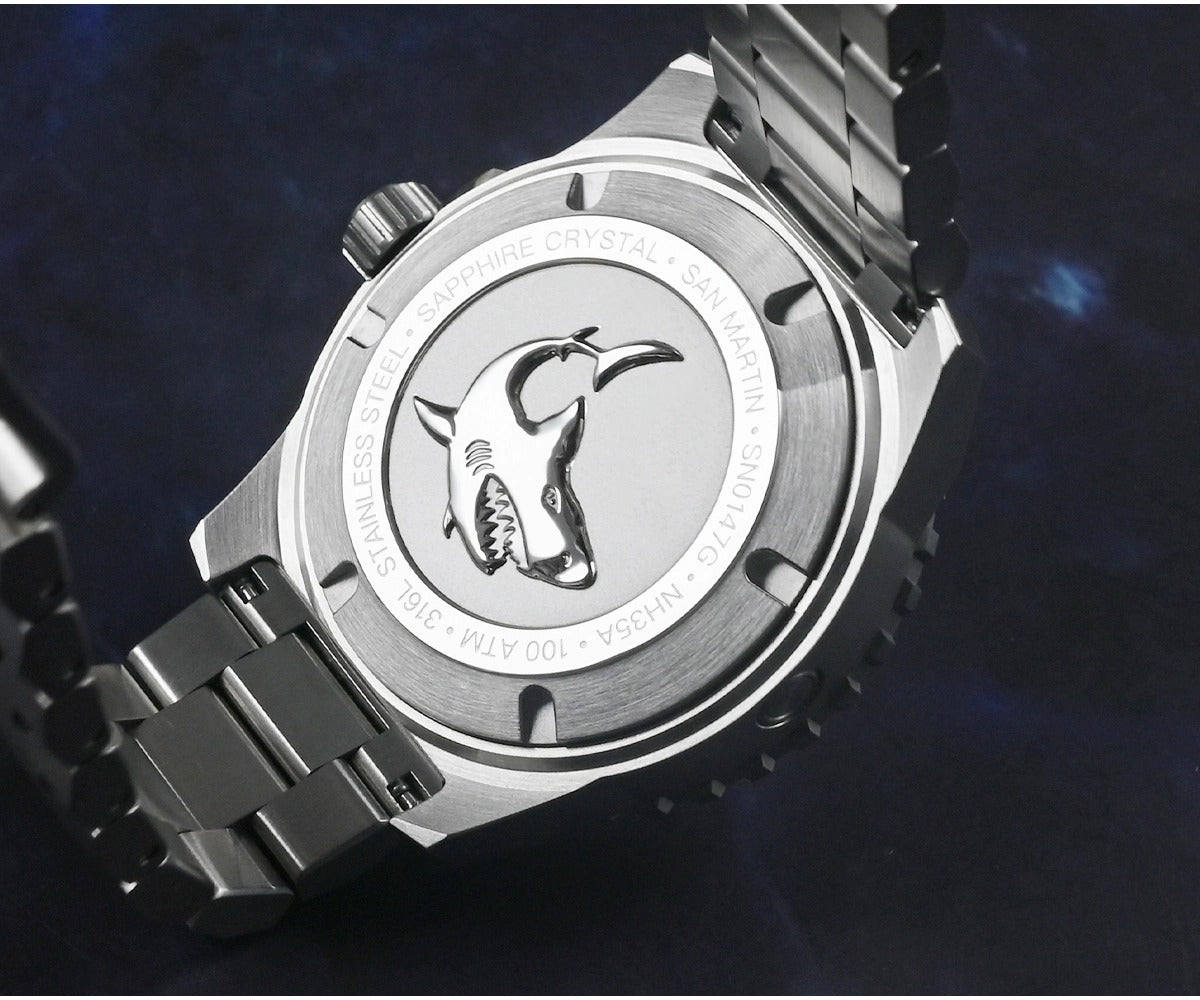 San Martin 1000m Deep Waterproof 43mm Men Diver Watch SN0147