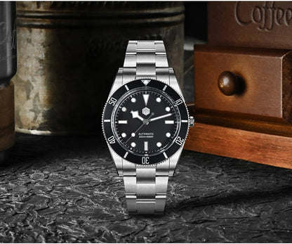 San Martin SN0138G 37mm ST2130 Vintage Diver Watch