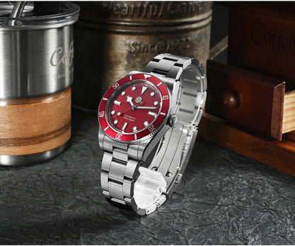 San Martin SN0138G 37mm ST2130 Vintage Diver Watch