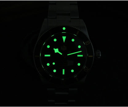 San Martin SN0138G 37mm ST2130 Vintage Diver Watch