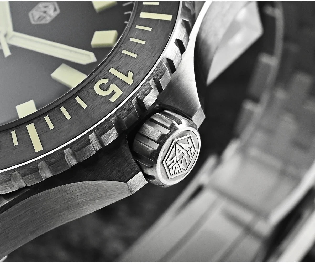 San Martin 1200HV Hardening Coating Full Luminous Watch SN0012