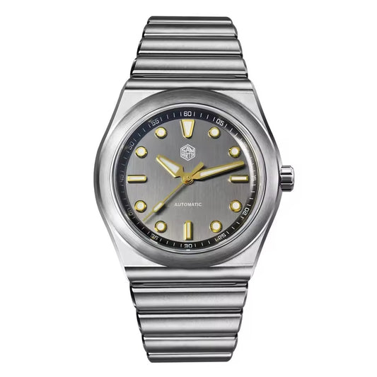 San Martin 40mm SS Brushed Dial Integrated Bracelet Miyota 90S5 SN0149