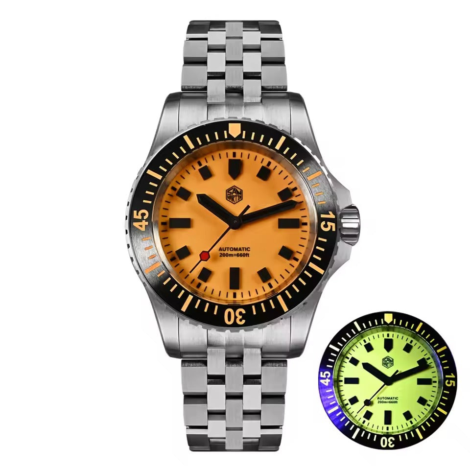 San Martin 1200HV Hardening Coating Full Luminous Watch SN0012