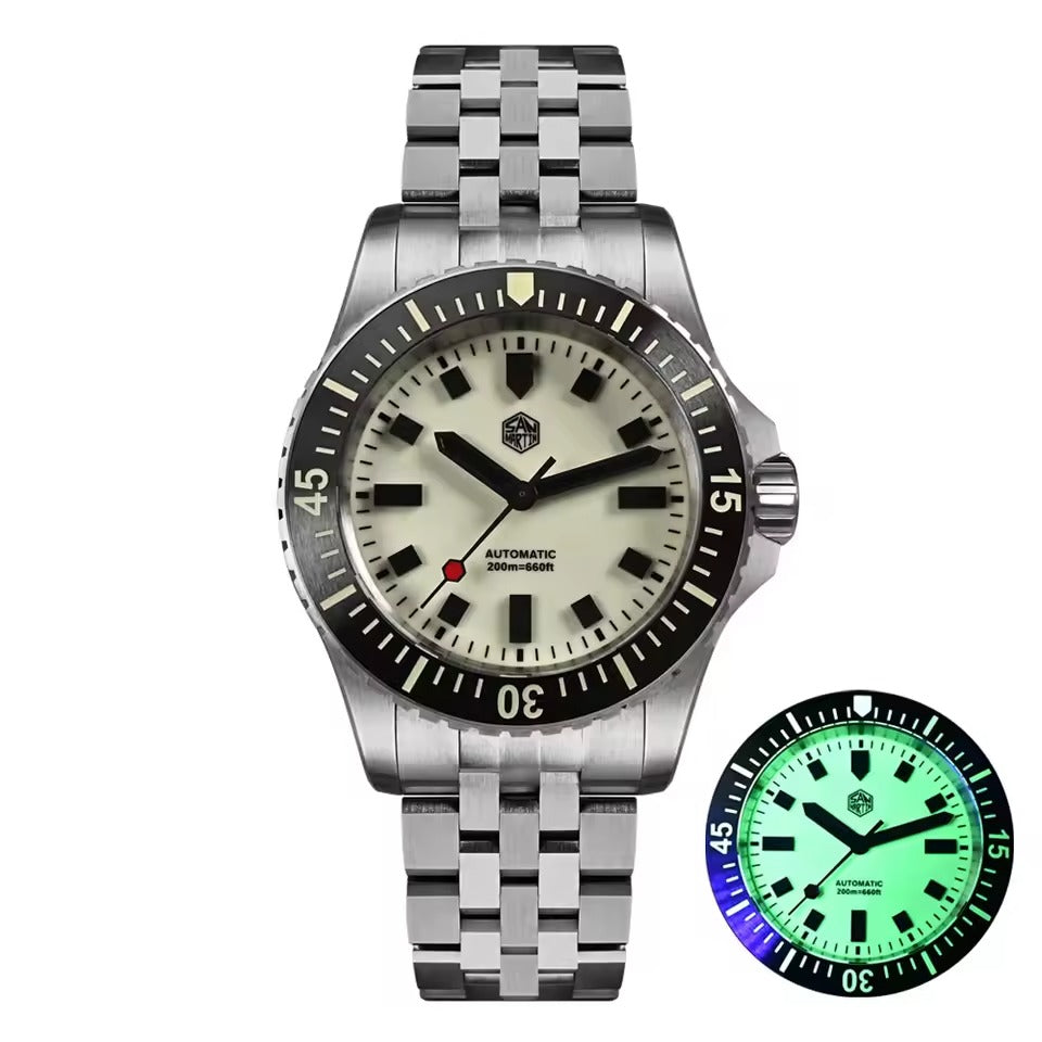 San Martin 1200HV Hardening Coating Full Luminous Watch SN0012