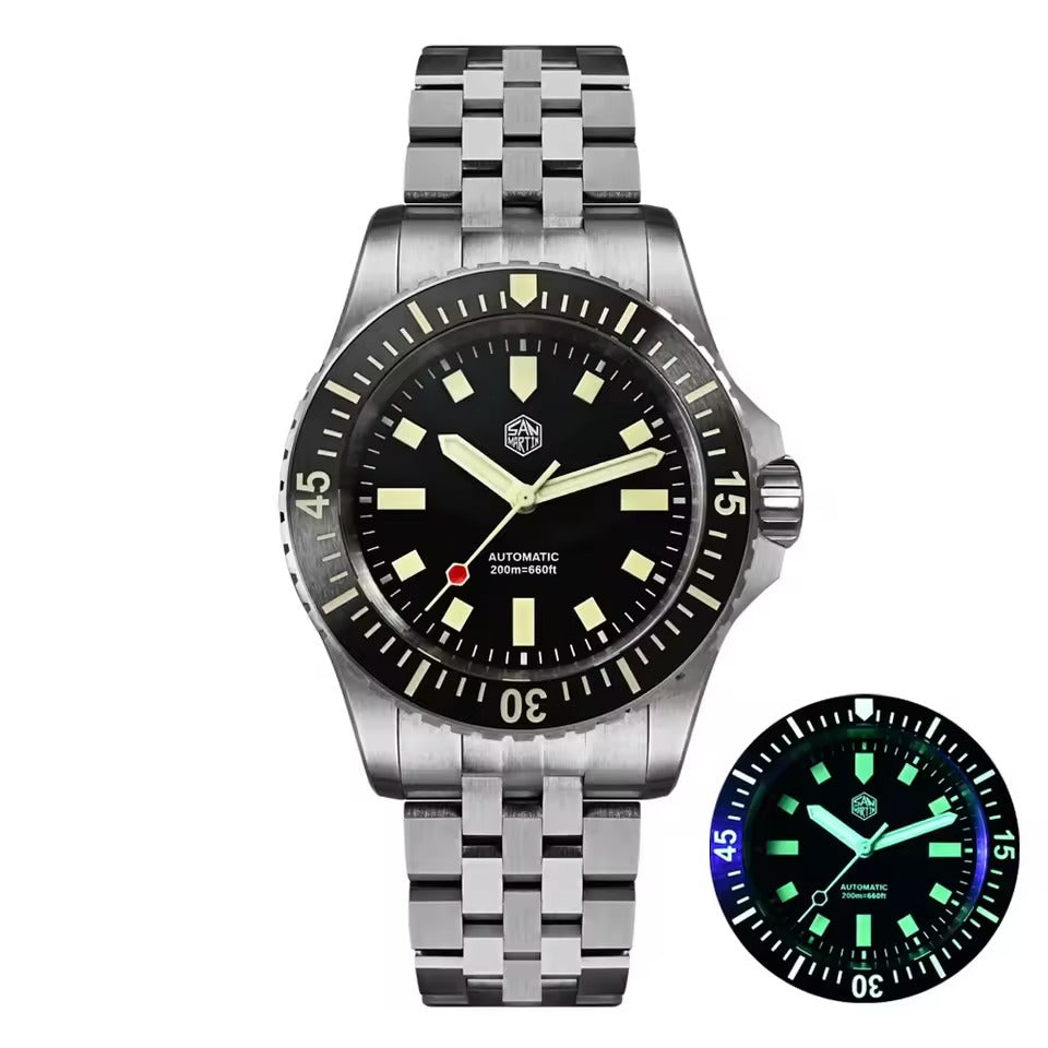 San Martin 1200HV Hardening Coating Full Luminous Watch SN0012