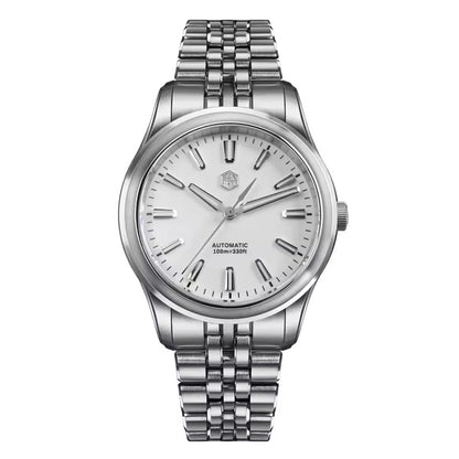 San Martin 39mm Gada Classic Simple Enamel Dial Miyota 90S5 Watch SN0144