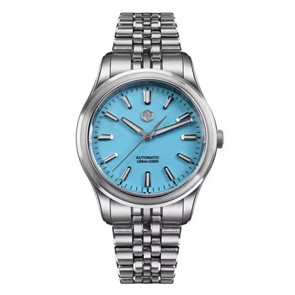 San Martin 39mm Gada Classic Simple Enamel Dial Miyota 90S5 Watch SN0144