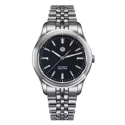 San Martin 39mm Gada Classic Simple Enamel Dial Miyota 90S5 Watch SN0144
