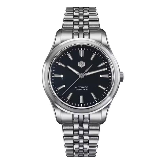 San Martin 39mm Gada Classic Simple Enamel Dial Miyota 90S5 Watch SN0144