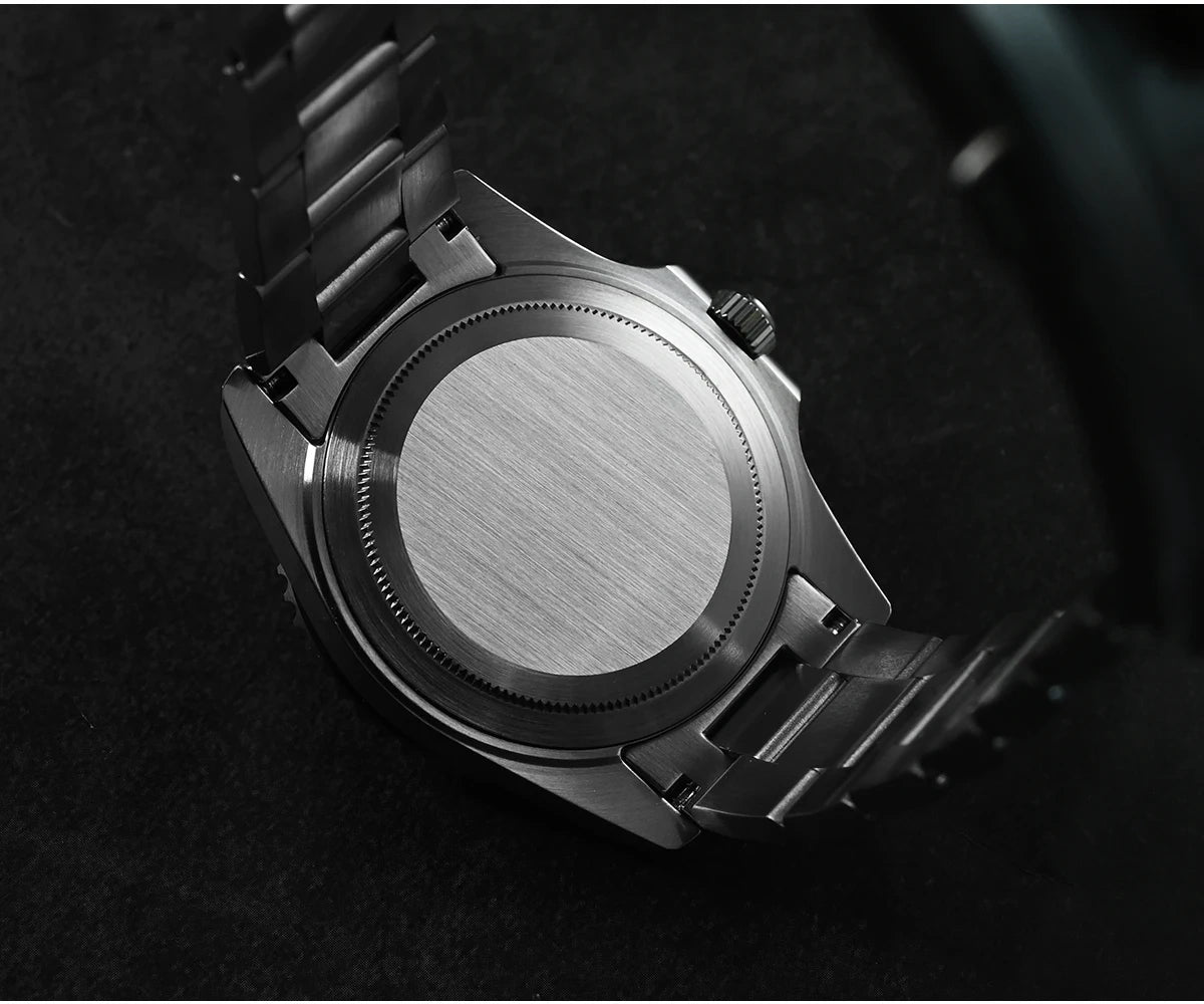 San Martin 38mm Enamel Gradient Wave Texture Dial Miyota 90S5 Diver Wristwatch SN0126-GS