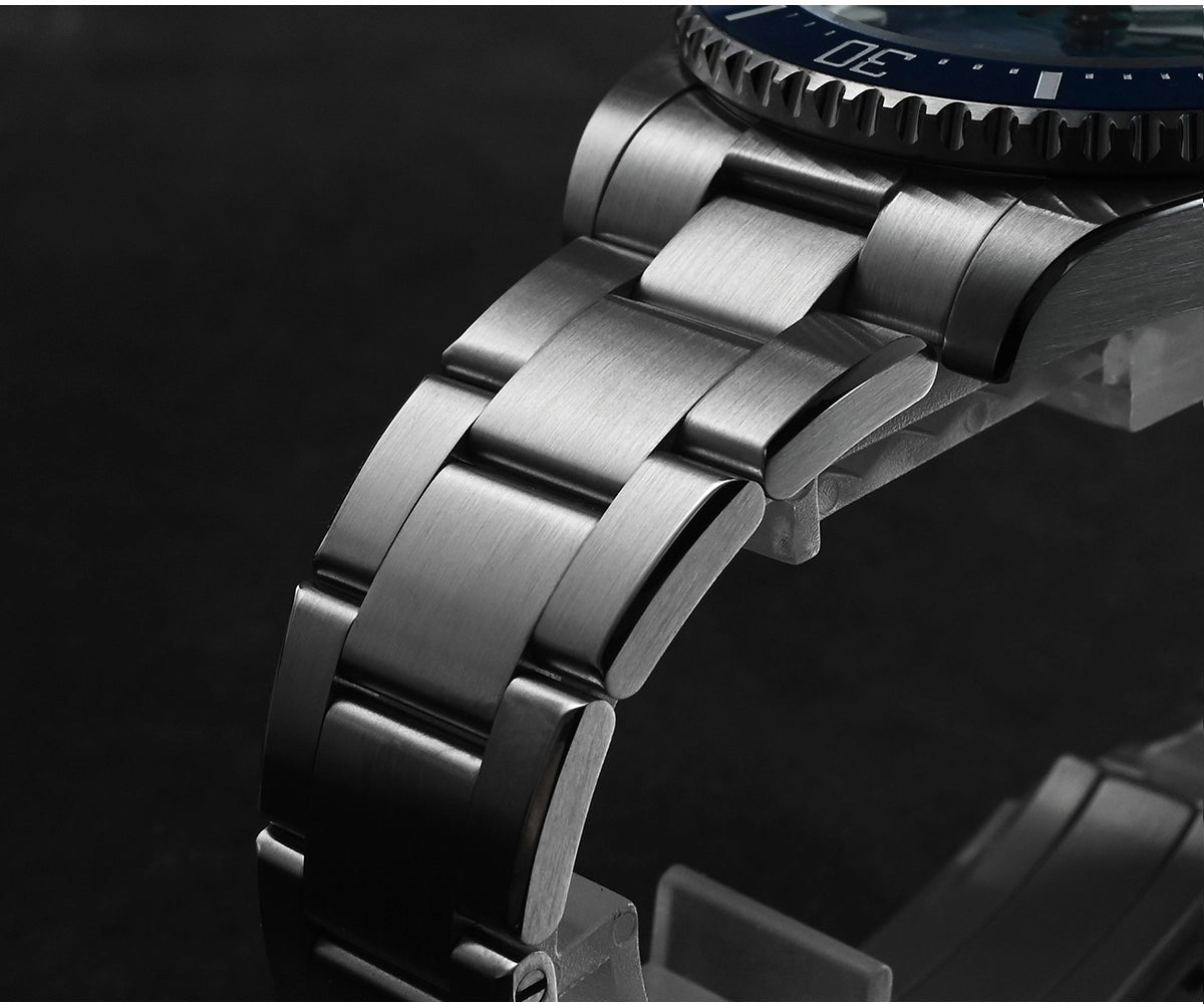 San Martin 38mm Enamel Gradient Wave Texture Dial Miyota 90S5 Diver Wristwatch SN0126-GS