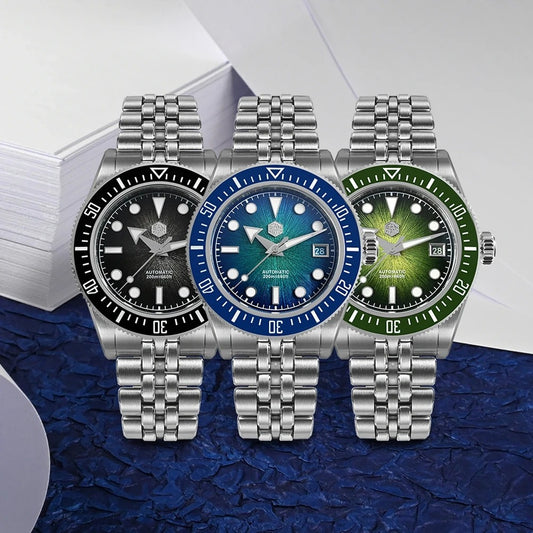 San Martin 40mm Men's Diver Watch Miyota 9015 Design SN0148