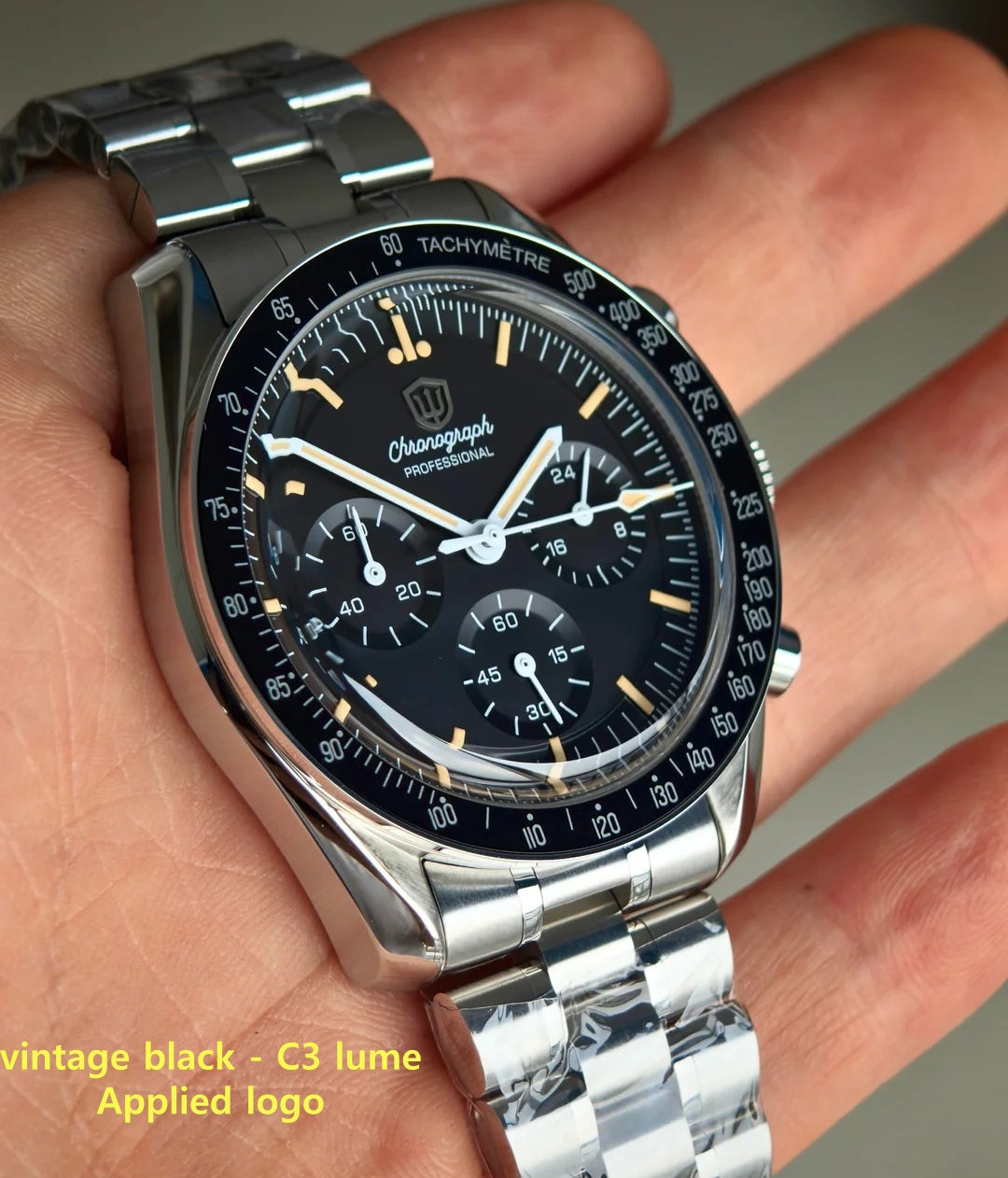 Watchdives 39mm VK63 Chronograph Watch WD1863
