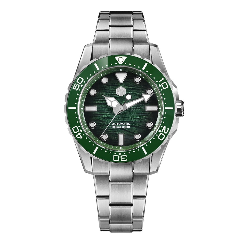 San Martin 40mm Diver 300m Men Watch ST2130 Automatic Mechanical SN0154