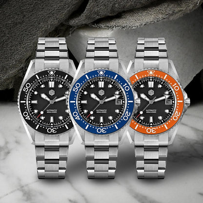 San Martin 41mm Diver Watch ST2130 Automatic Mechanical 600m SN0036