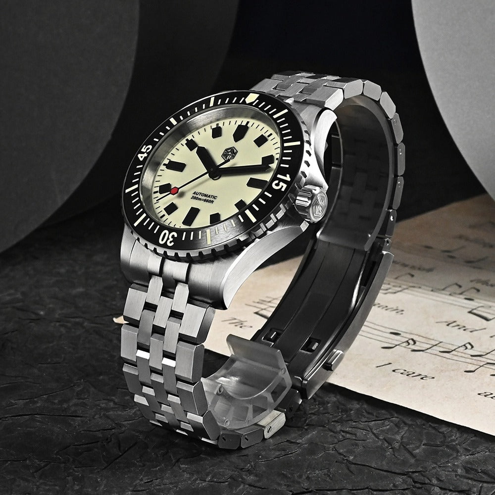 San Martin 1200HV Hardening Coating Full Luminous Watch SN0012