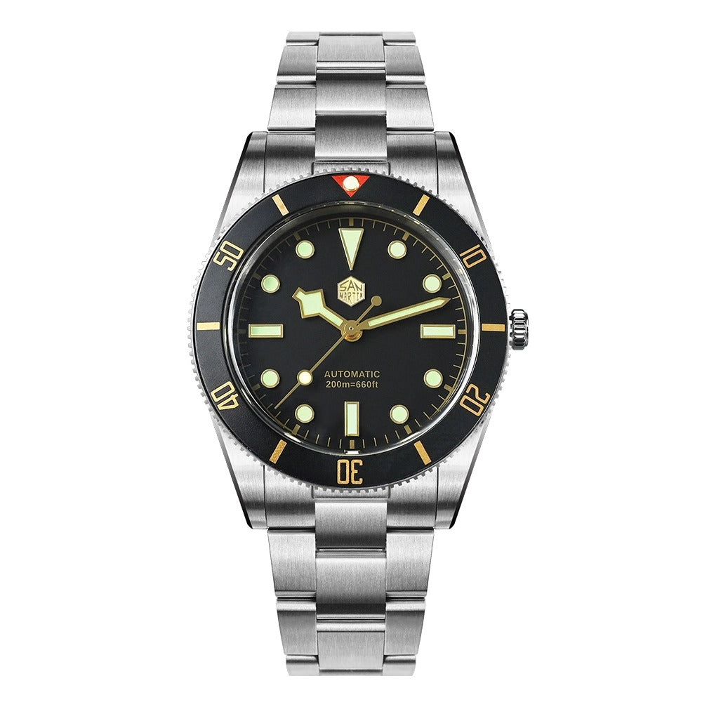 San Martin SN0138G 37mm ST2130 Vintage Diver Watch