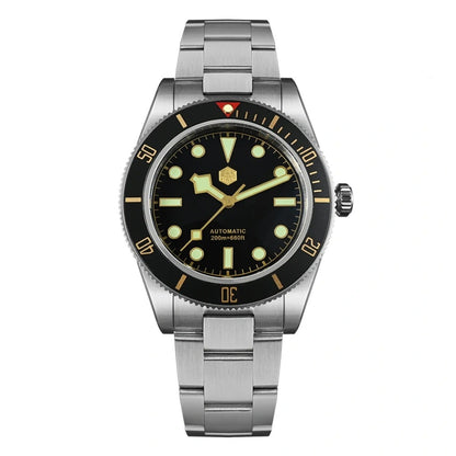 San Martin 40mm Retro Men Diver Watch NH35 Mechanical SN0008