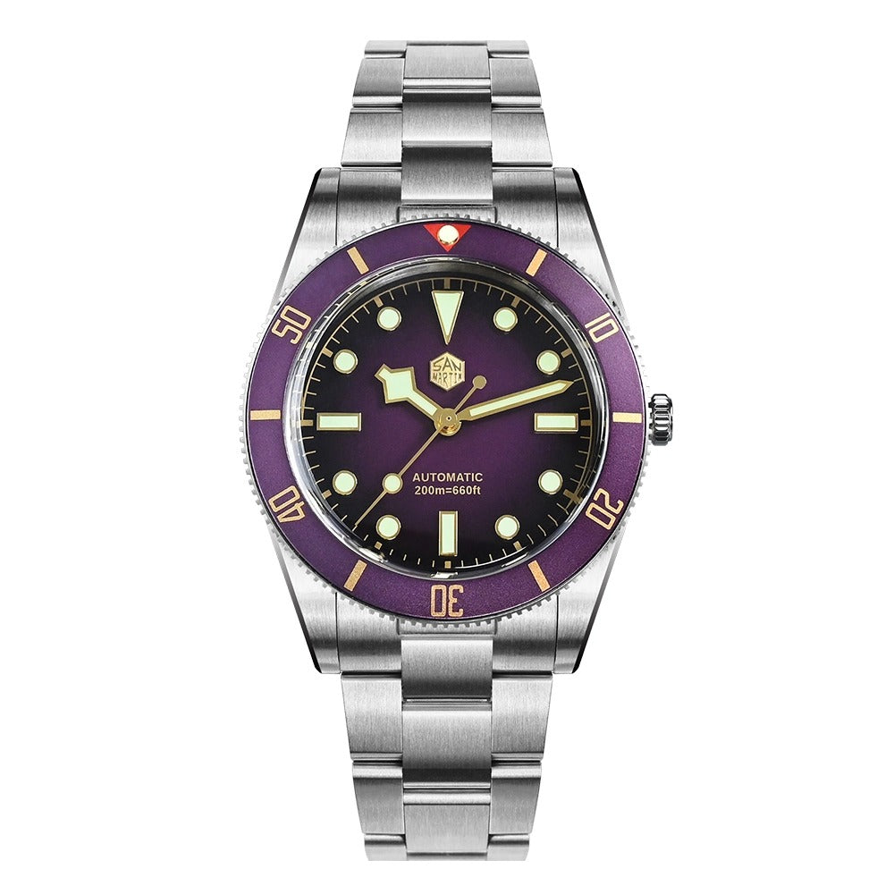 San Martin SN0138G 37mm ST2130 Vintage Diver Watch
