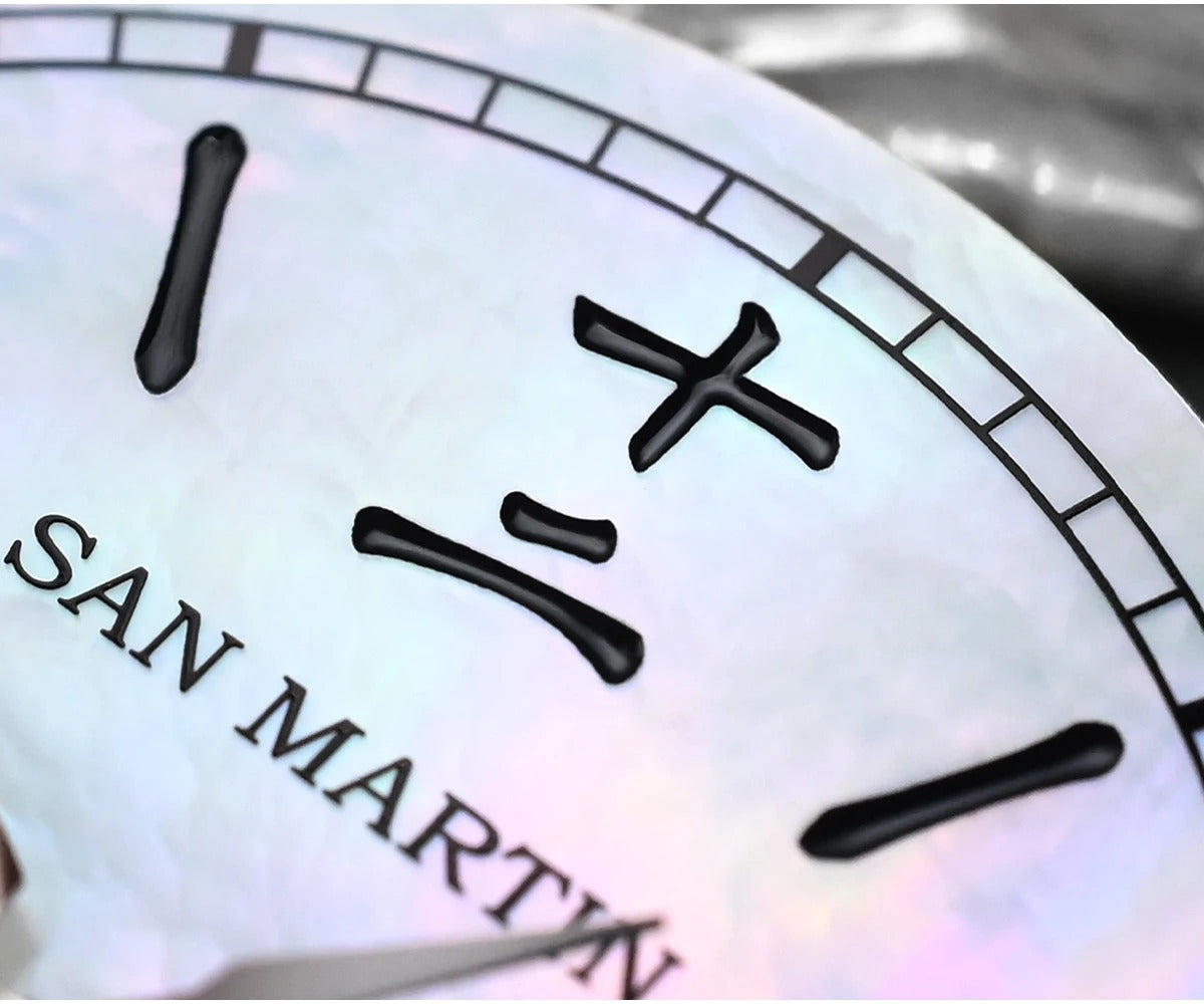 San Martin New 39mm Gada Watch MOP Dial Original Design Miyota 90S5 SN0144