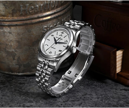 San Martin New 39mm Gada Watch MOP Dial Original Design Miyota 90S5 SN0144