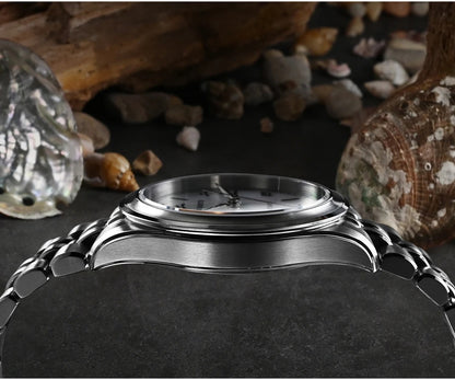 San Martin New 39mm Gada Watch MOP Dial Original Design Miyota 90S5 SN0144