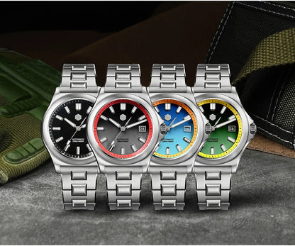 San Martin 41mm Miyota 9015 Automatic Mechanical Watches SN0119