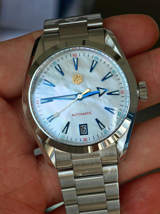 Watchdives x San Martin 38mm Upgraded ST2130 Chronometer Automatic Watch SN0113CW