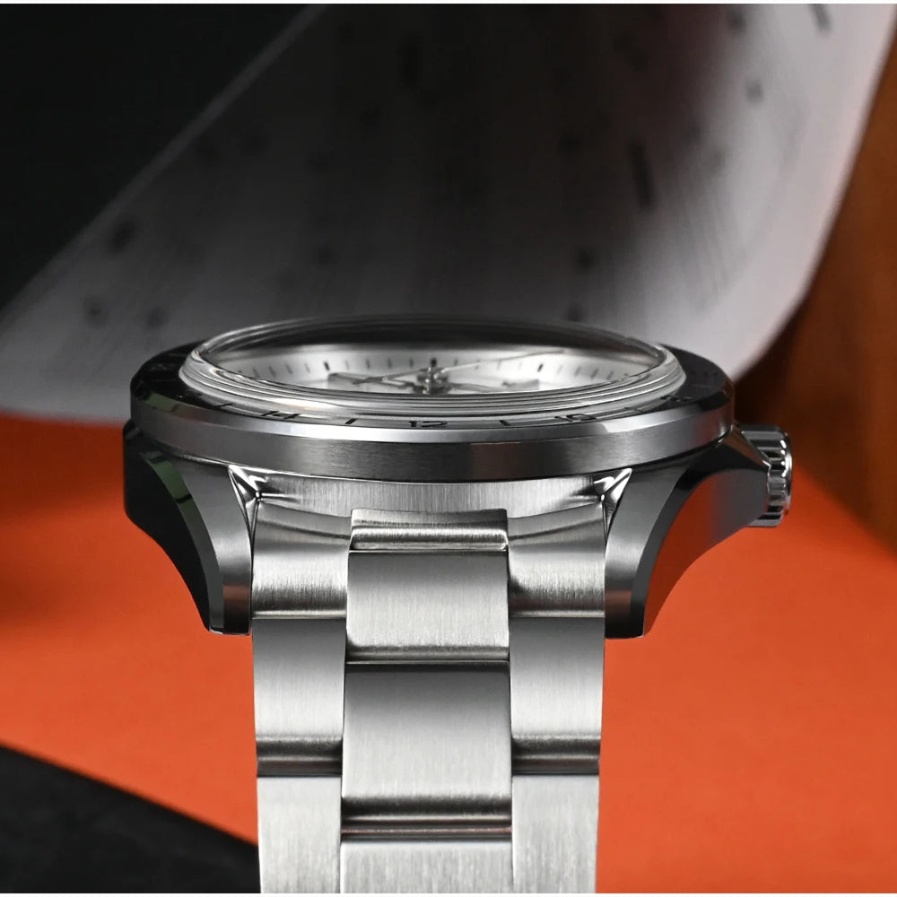 【値下げしました】San Martin SN0129 G Aventurine San Martin 39mm Aventurine Gemstone Dial Luxury Men's Watch