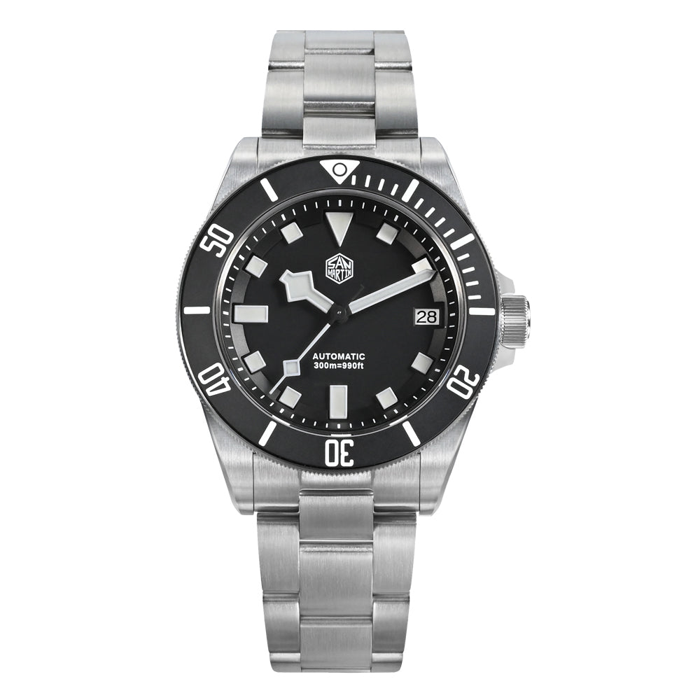 Watchdives x San Martin Upgraded GR5 Titanium 39mm Dive Watch SN0121T