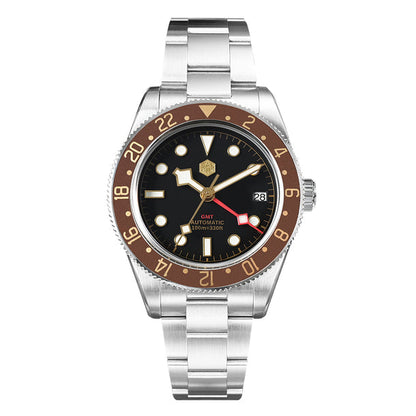 ★US Warehouse★San Martin NH34 BB58 GMT Watch SN0109 V2