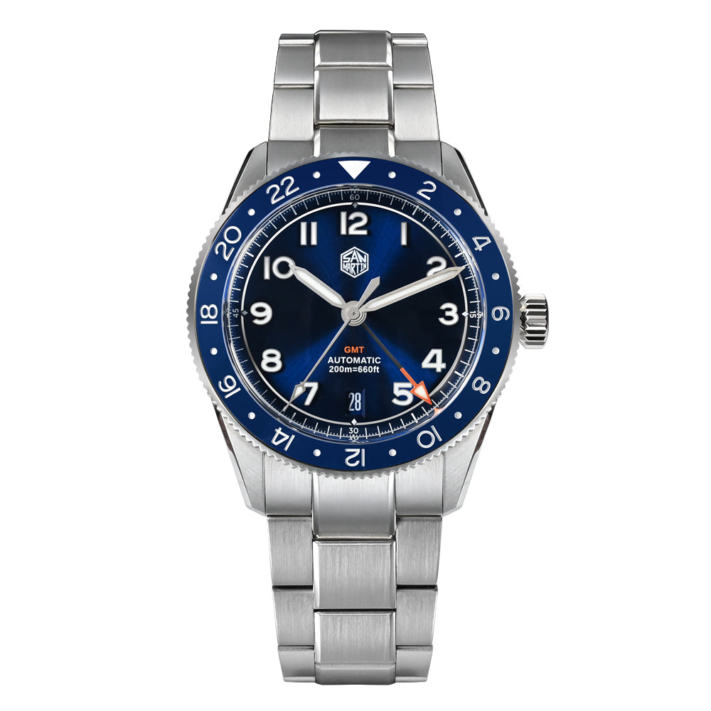 Watchdives x San Martin 38mm NH34 GMT Watch SN0140W