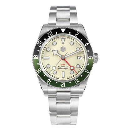 ★US Warehouse★San Martin NH34 BB58 GMT Watch SN0109 V2