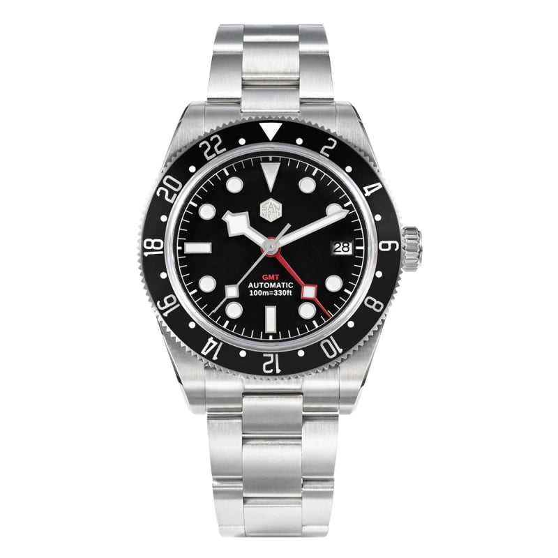 ★US Warehouse★San Martin NH34 BB58 GMT Watch SN0109 V2