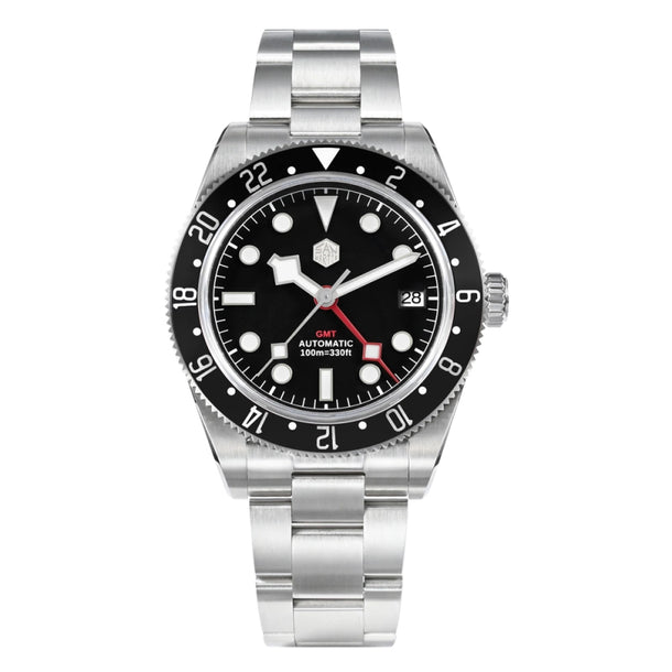 ★US Warehouse★San Martin NH34 BB58 GMT Watch SN0109 V2