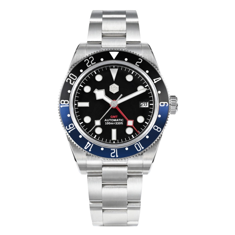 ★US Warehouse★San Martin NH34 BB58 GMT Watch SN0109 V2